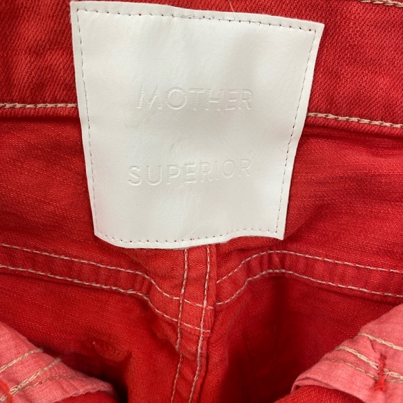 Brand new mother jeans red size 24 - Picture 3 of 5